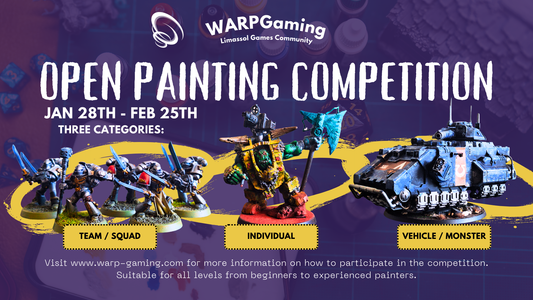 Check Out the WARPainting Open Painting Competition